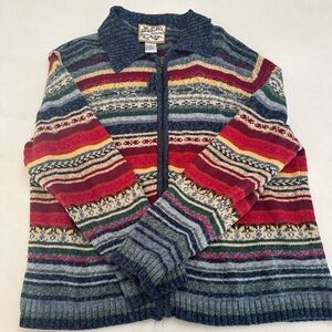 Vintage cardigan zip up